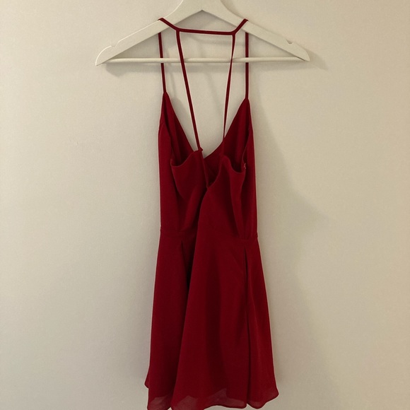 Red Cocktail Dress - Picture 3 of 4